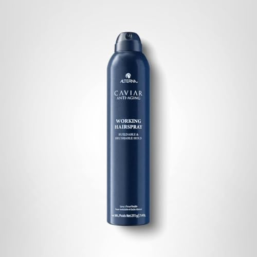 Alterna Caviar Working Hairspray brushable-finish for soft, effortless styling