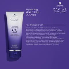 Alterna Caviar CC Cream acts as styling primer for smoothness.