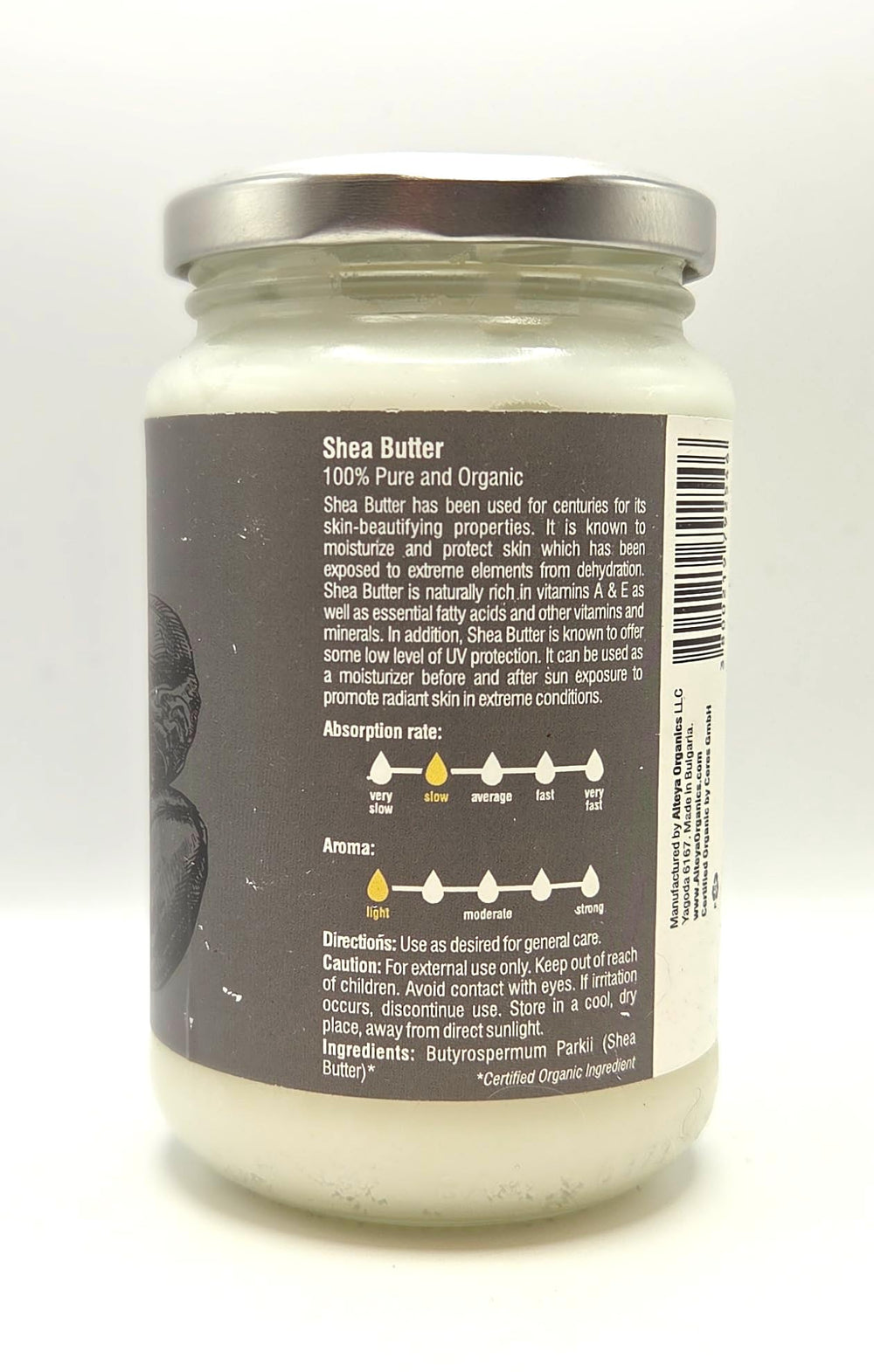 Alteya Organics manteca de shea, uso como acondicionador ligero para el cabello