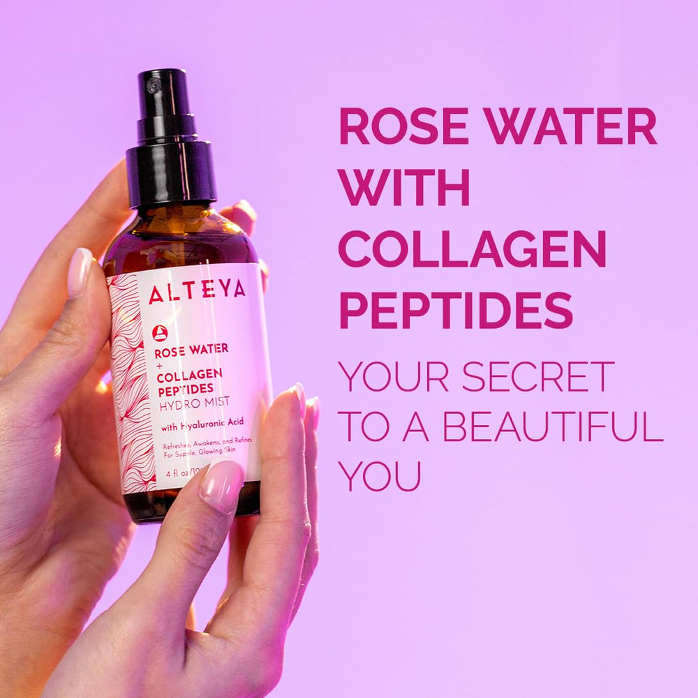 Rutina diaria con Alteya Organics para cuidado de piel rosa
