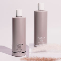 ALURAM Brillo e hidratación para todo tipo de cabello, resultados visibles.
