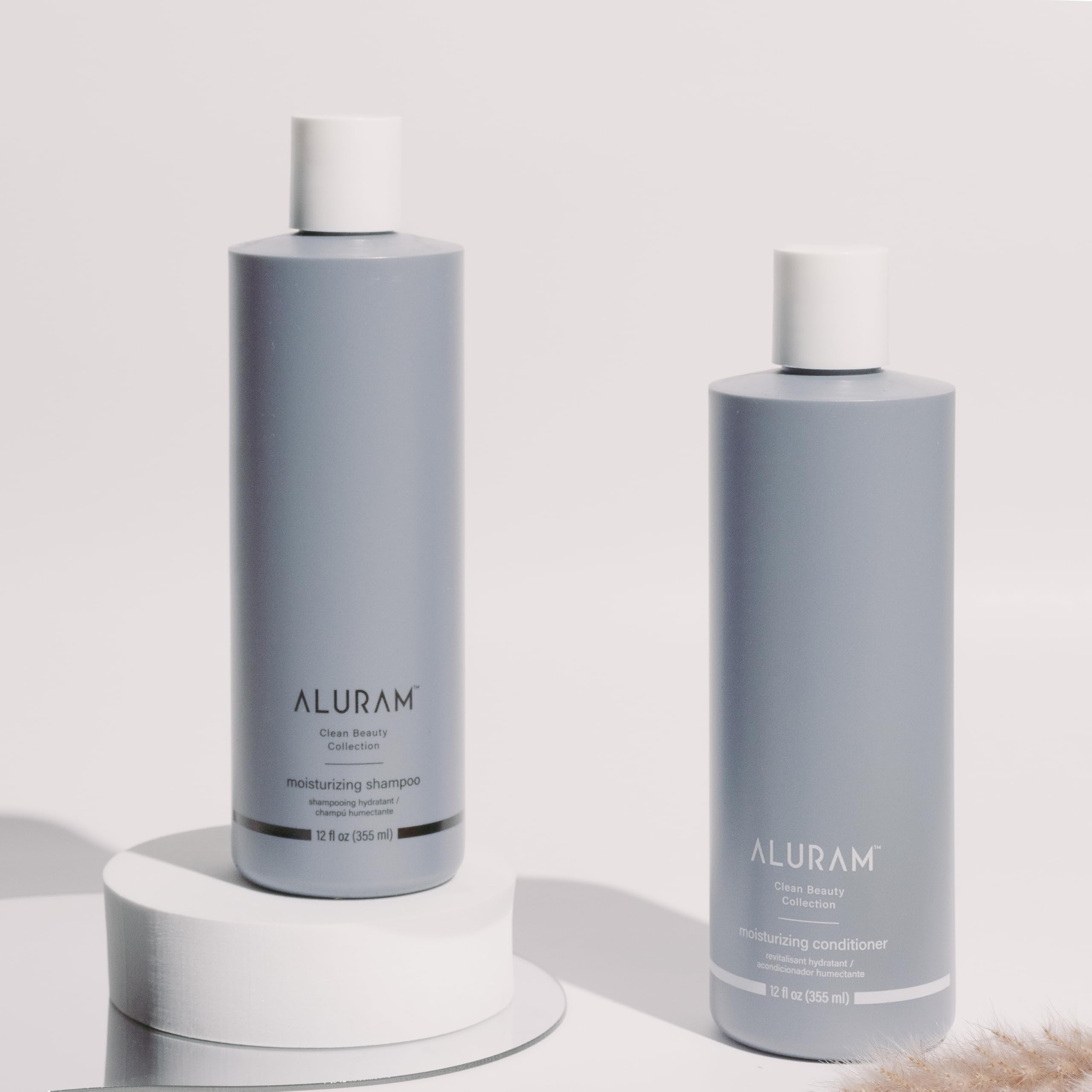 ALURAM Cabello Textura Media Champú: cuidado profesional para cabello teñido y rizado.