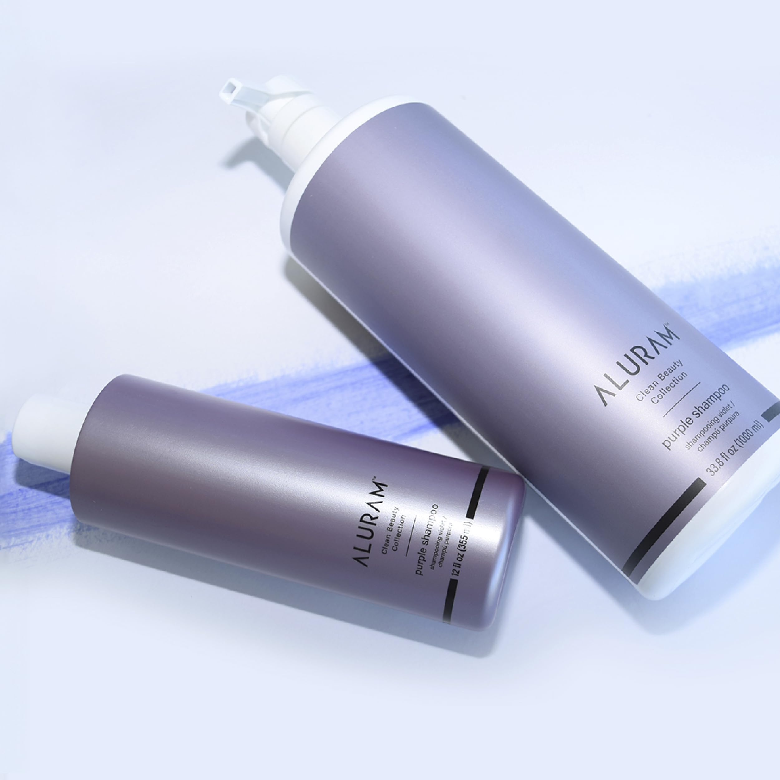 Champú Púrpura de ALURAM, cabello brillante tras cada lavado