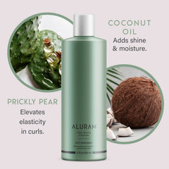 ALURAM Champú para rizos reduce el frizz y facilita el desenredo