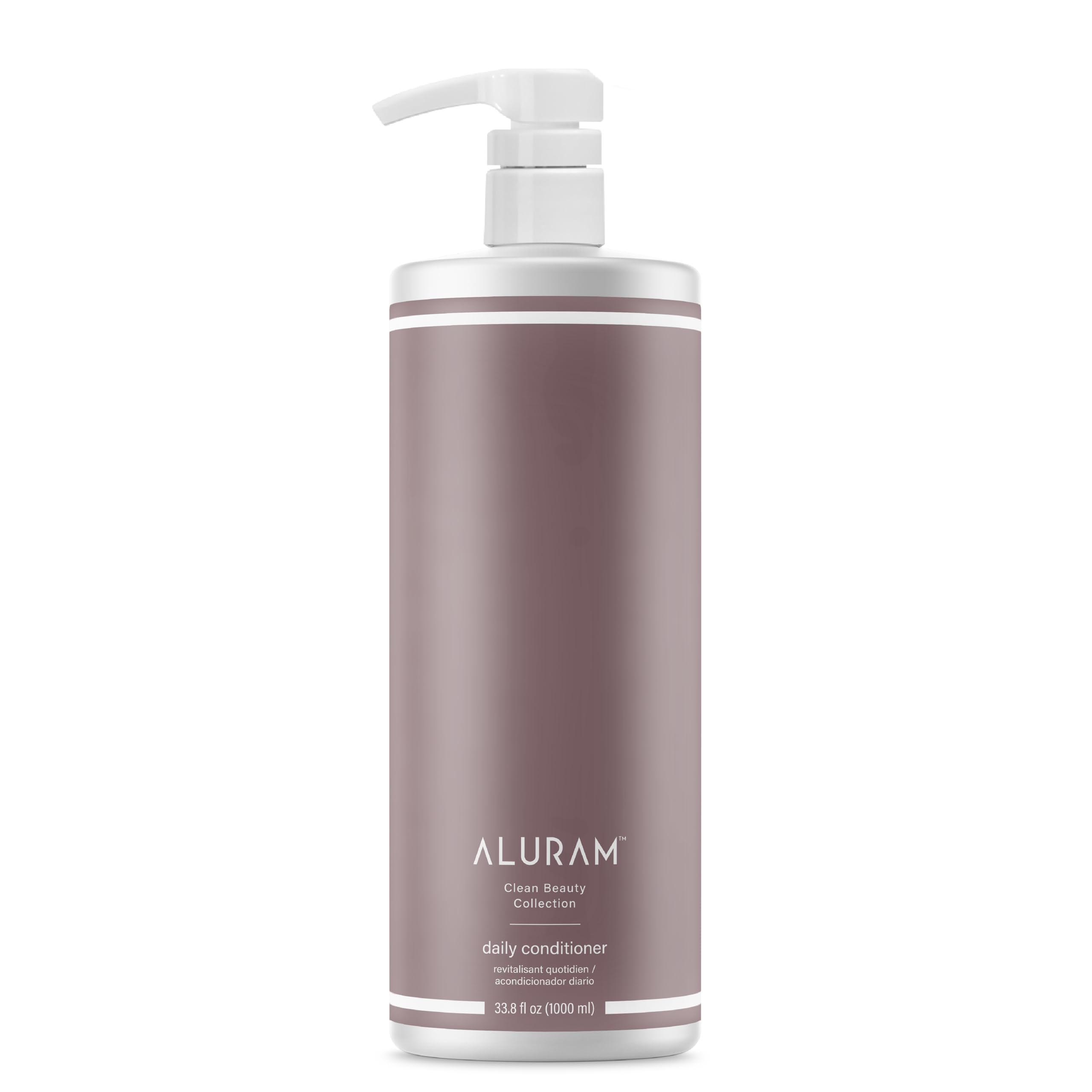 ALURAM Coconut Water Daily Conditioner bottle close-up for hydration and shine.