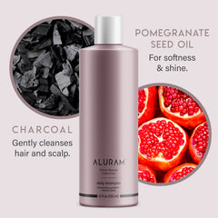 ALURAM Coconut Water Daily Shampoo color-treated hair care in salon-inspired formula.