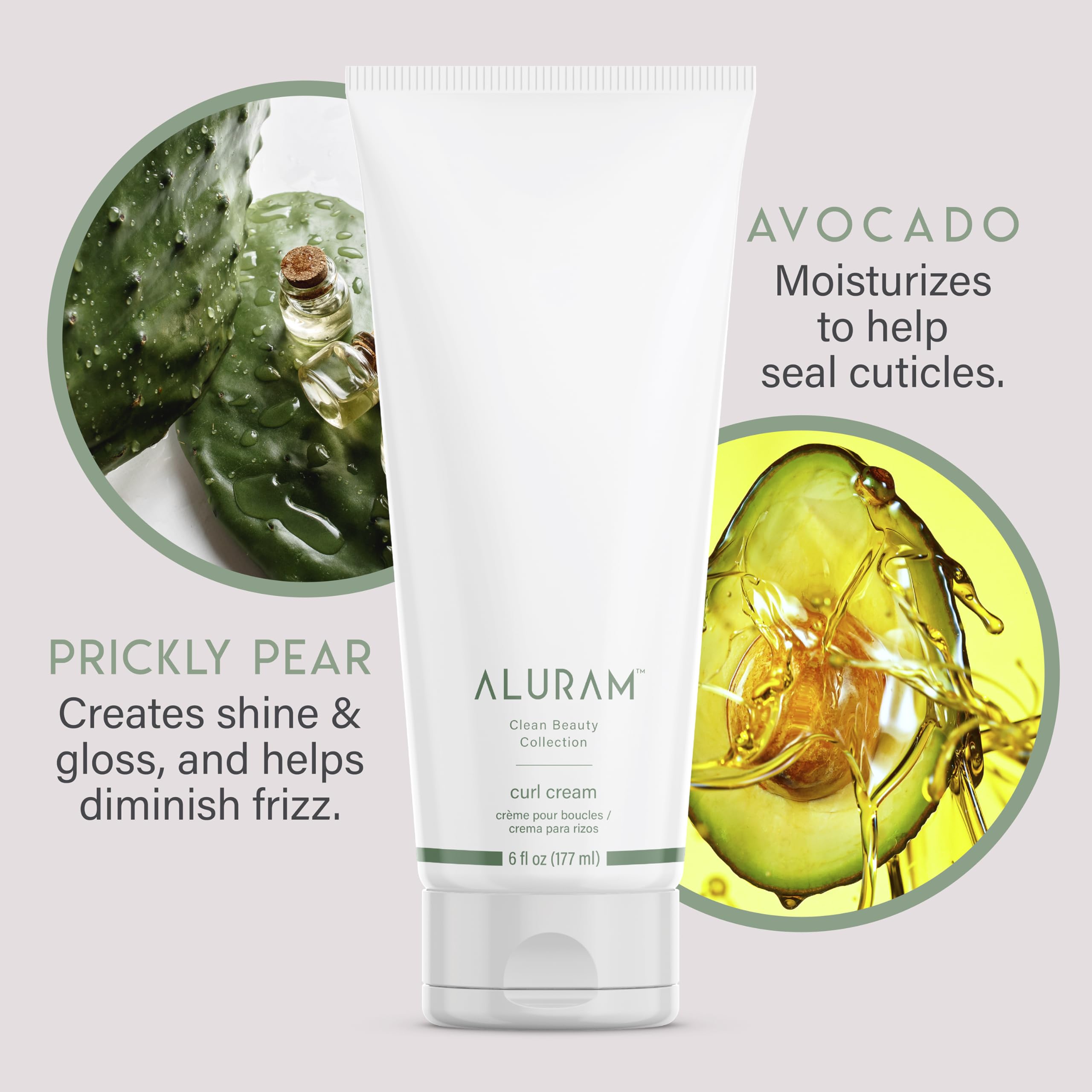 ALURAM Crema para rizos: suavidad y manejabilidad para rizos definidos.