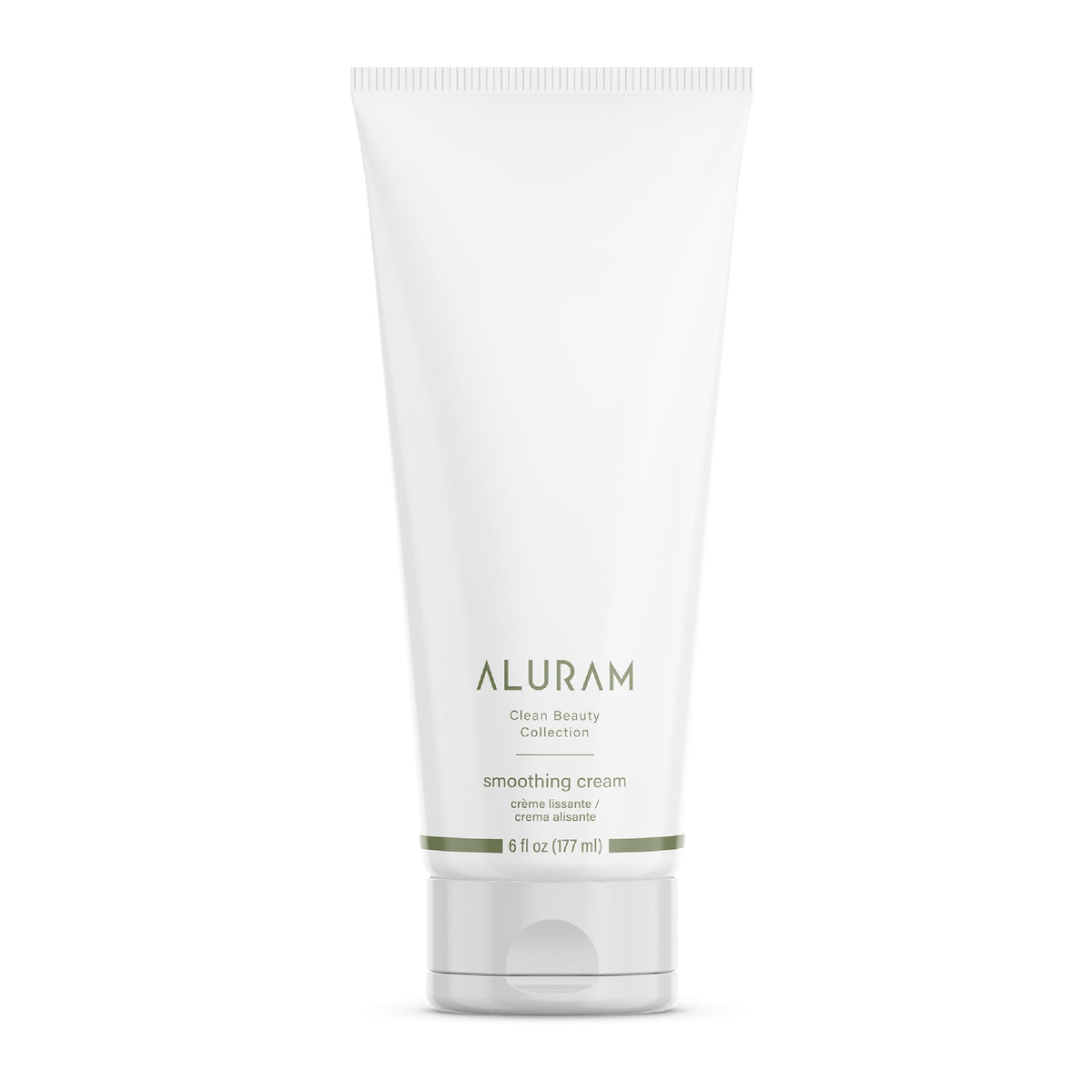 ALURAM crema suavizante con agua de coco en envase, cabello suave.