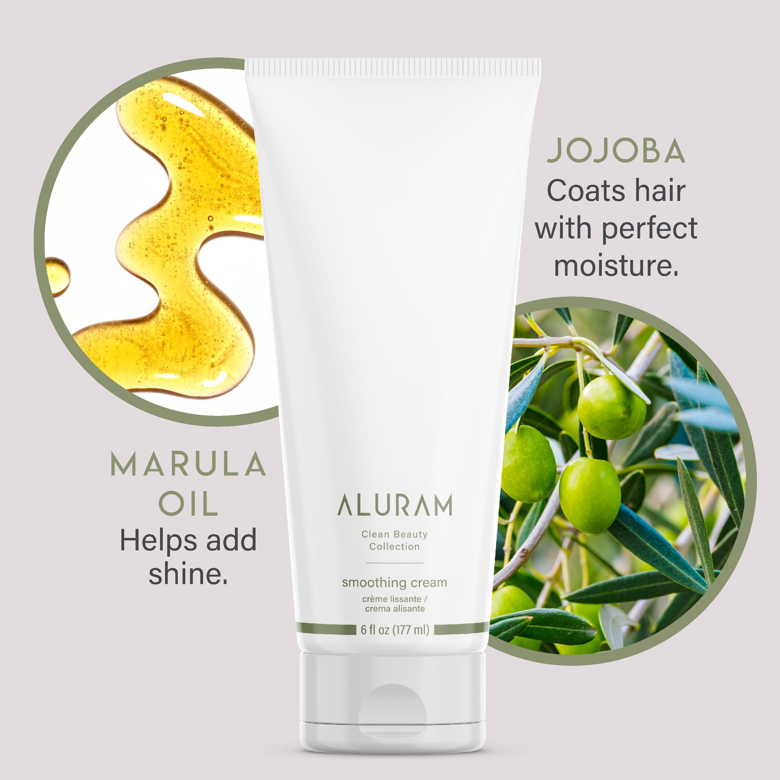 ALURAM envase sostenible y fórmula libre de sulfatos, gluten y parabenos.