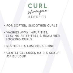 ALURAM Curl Shampoo with prickly pear essence delivers deep moisture for curls.