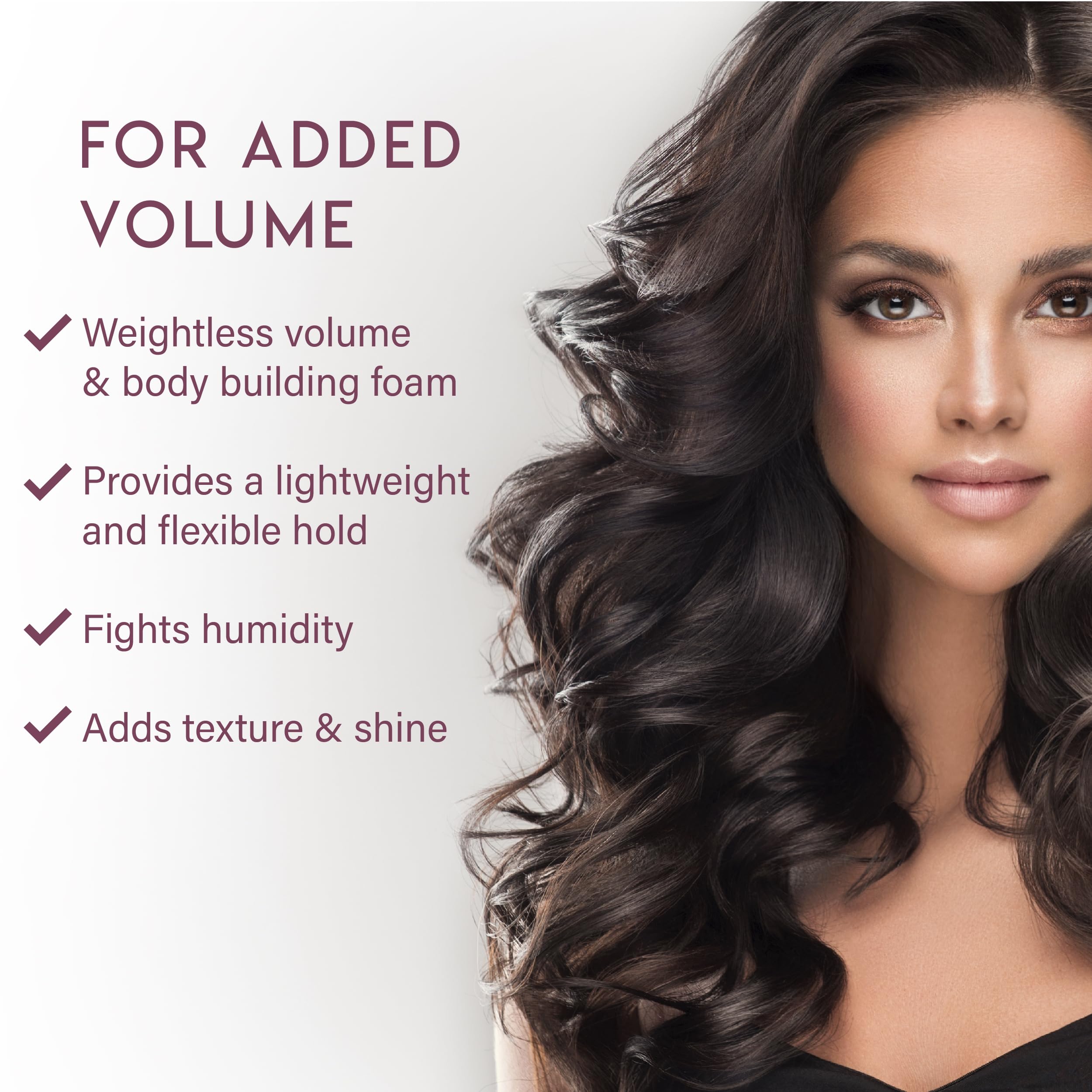 ALURAM Espuma de Coco: levantamiento de volumen para cabello ligero.