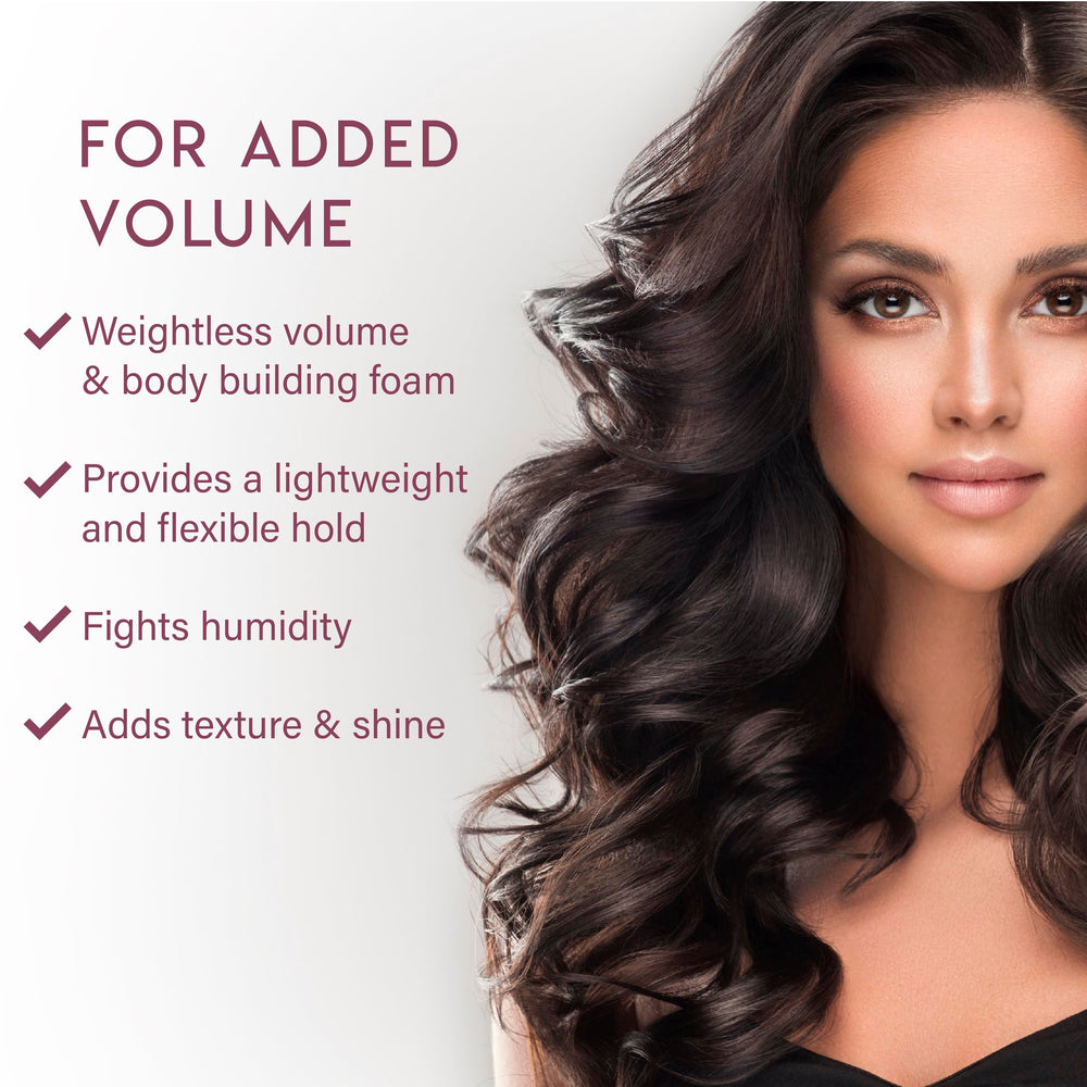 ALURAM Espuma de Coco: levantamiento de volumen para cabello ligero.