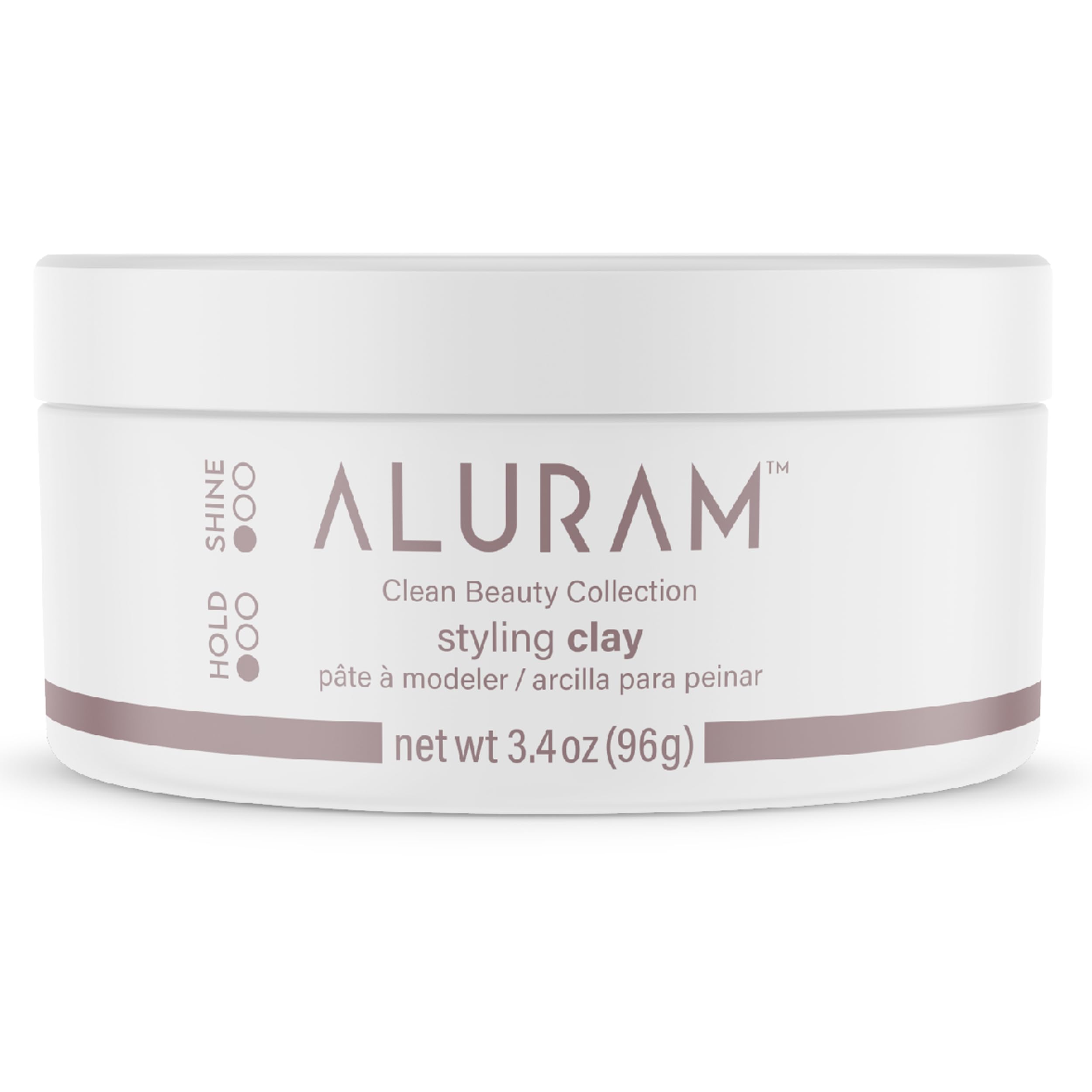 ALURAM Hair Styling Clay satin finish delivers long-lasting, non-flaky hold.