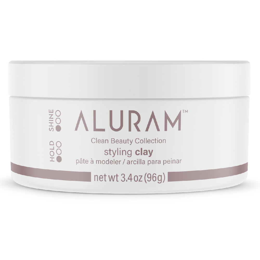 ALURAM Hair Styling Clay satin finish delivers long-lasting, non-flaky hold.
