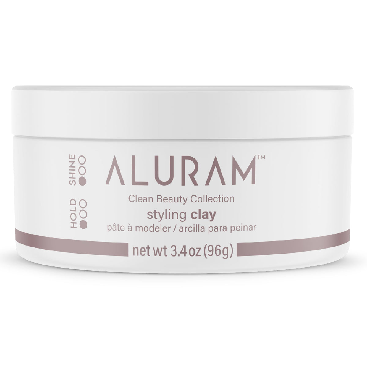 ALURAM Hair Styling Clay satin finish delivers long-lasting, non-flaky hold.