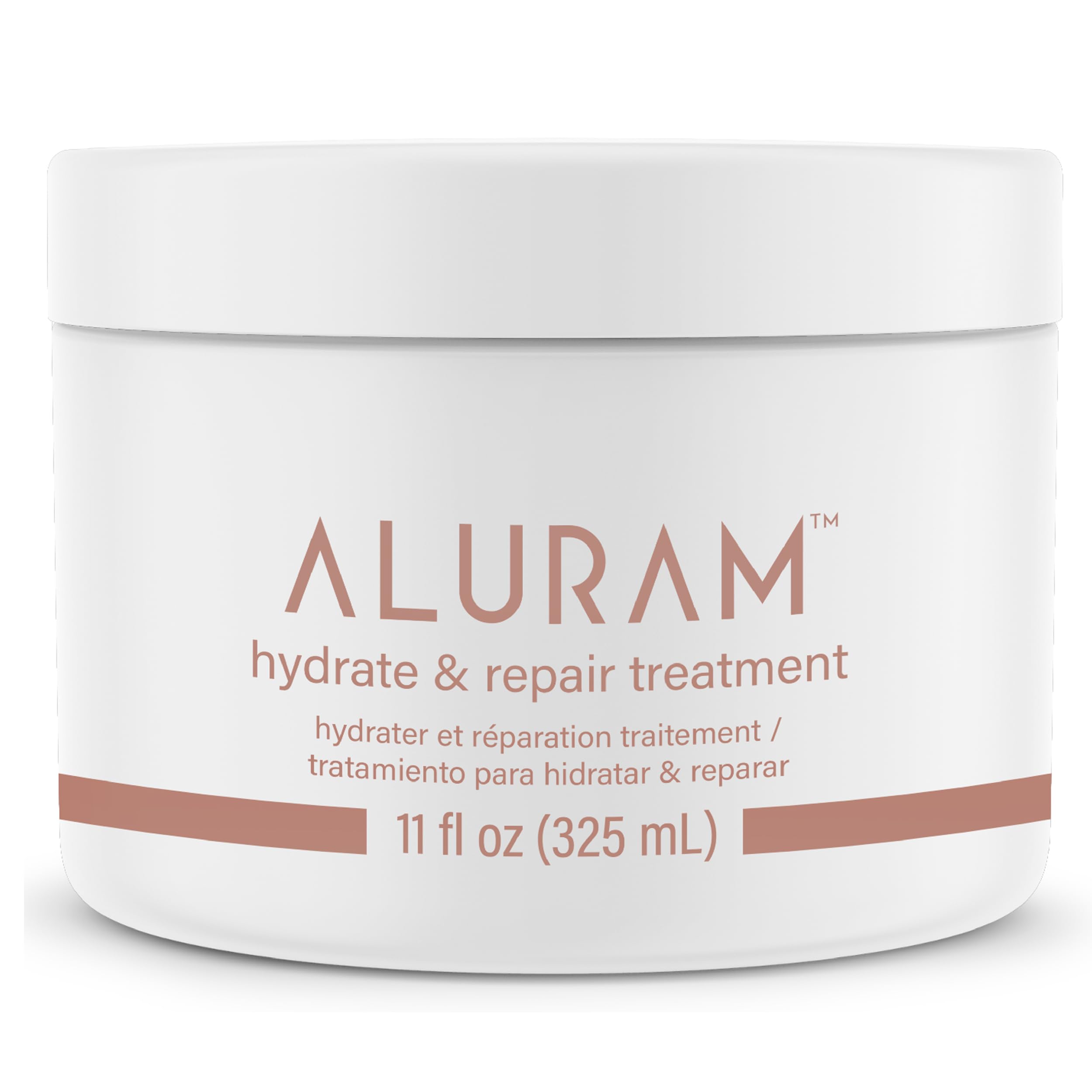 ALURAM Hydrate & Repair bottle closeup highlights rich hydration for hair