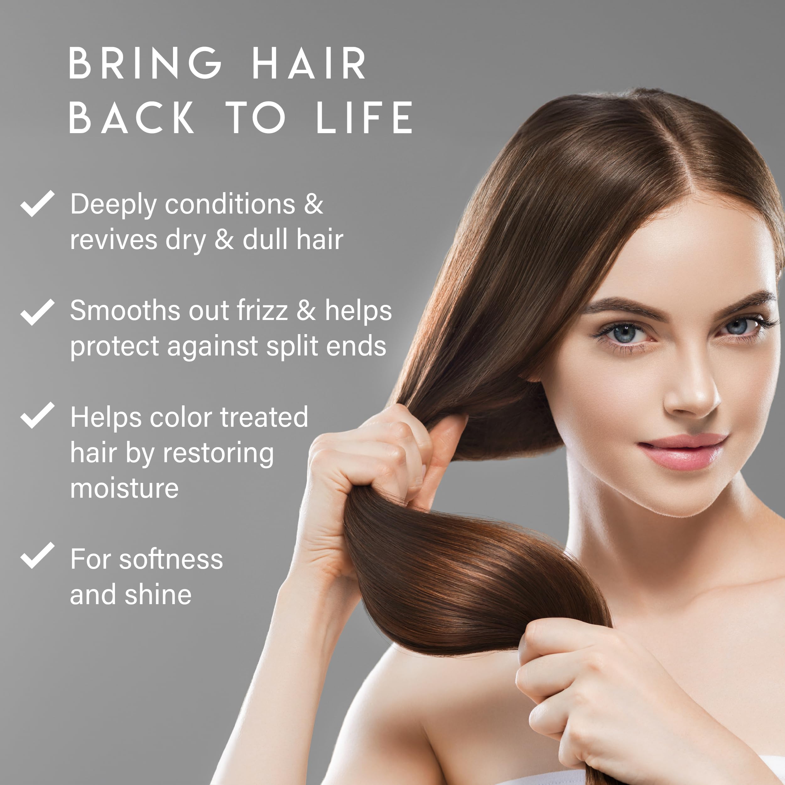 ALURAM Hydrate & Repair demonstrates frizz control and shine on styled hair