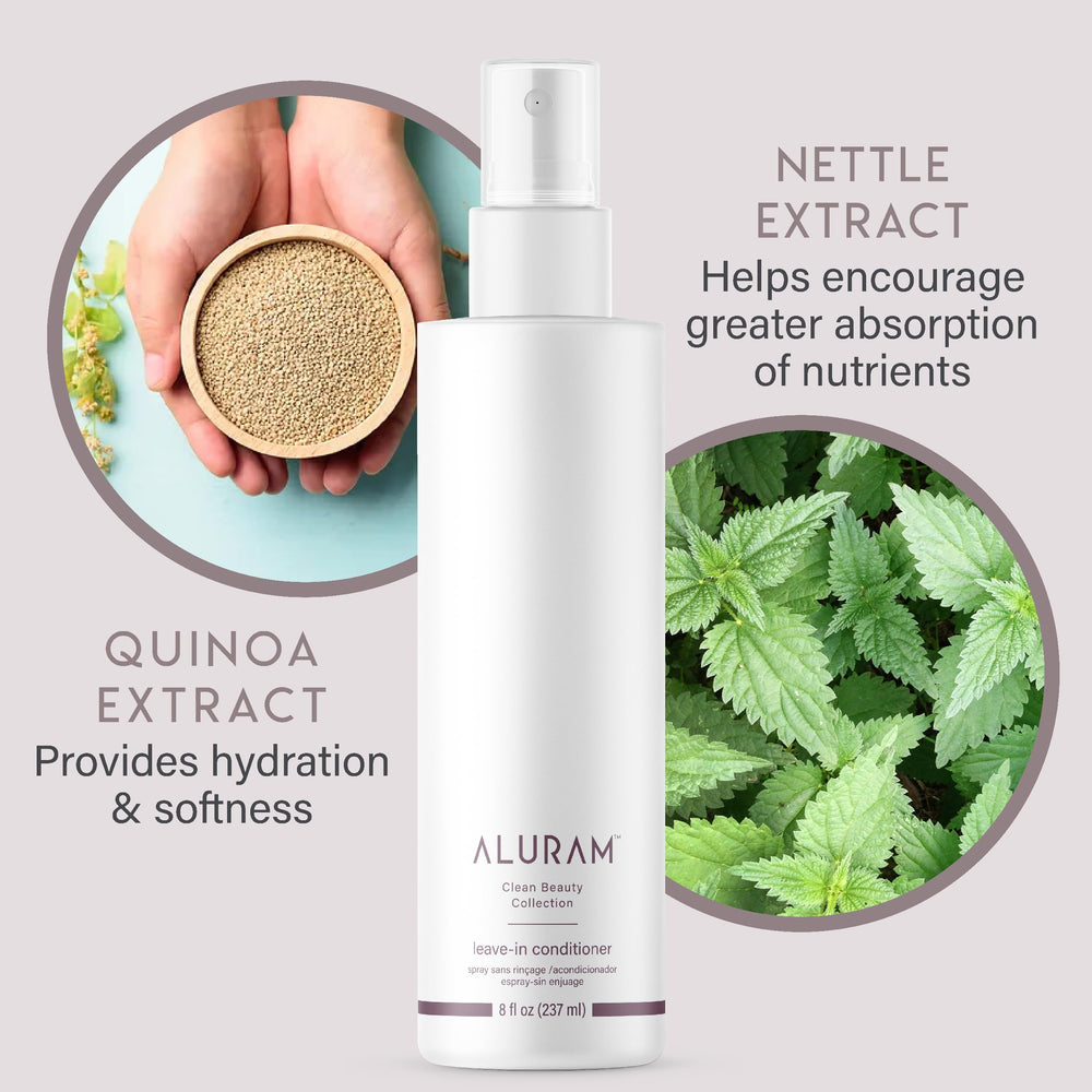 ALURAM Quinoa y ortiga fortalecen el cabello con uso continuo