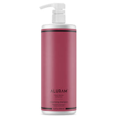 ALURAM Volumizing Shampoo bottle front showing lightweight lift for fine hair