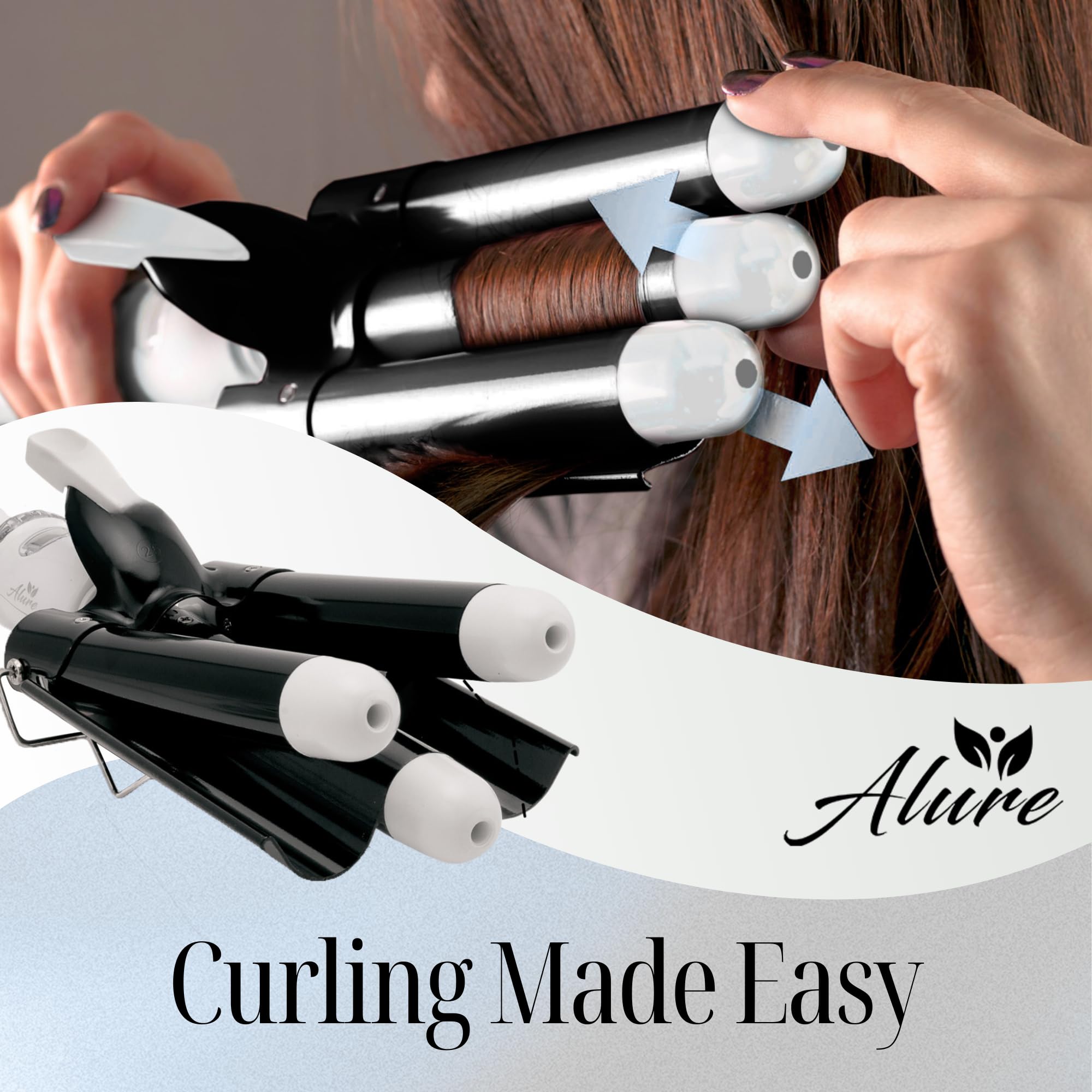 Alure beach waves look with natural shine and relaxed texture.