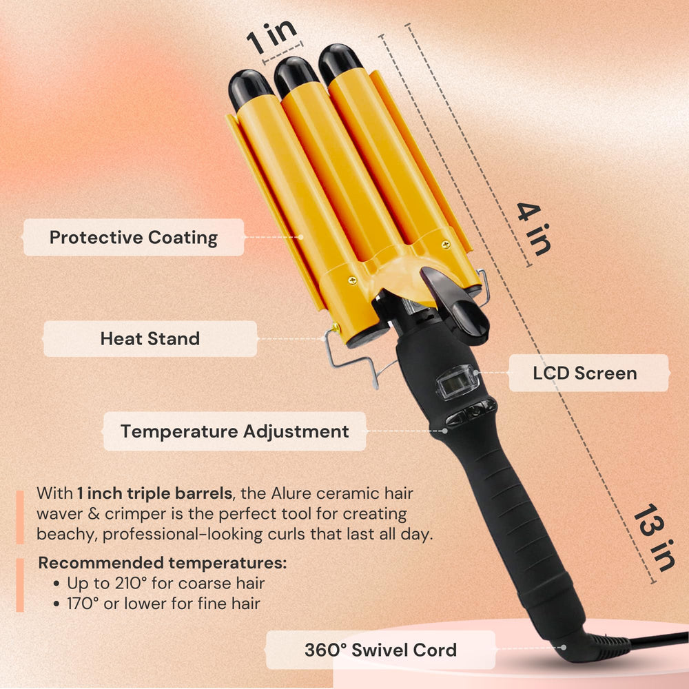 Alure fast heat-up to 410F in 60 seconds for quick results.
