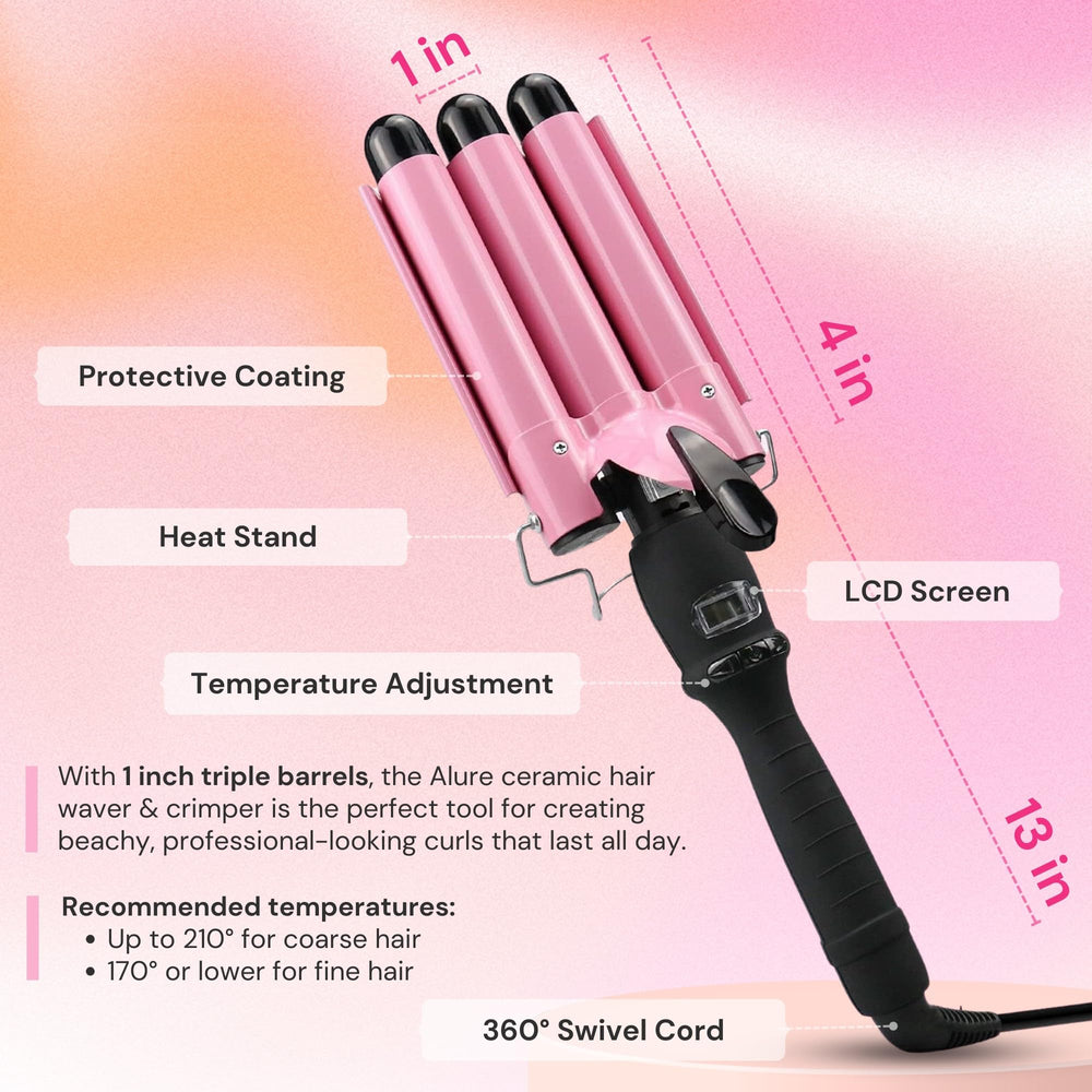 Alure insulated barrel tips for safe, comfortable use.