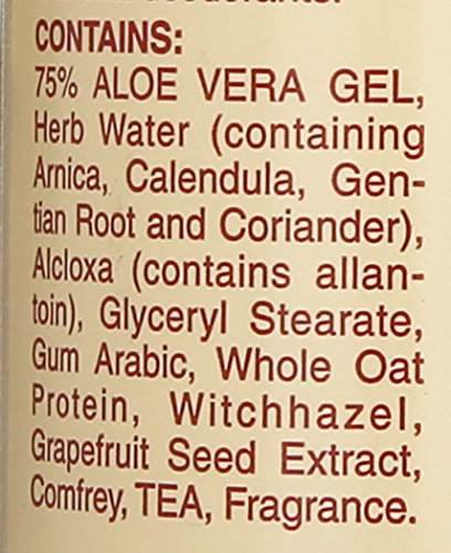 Alvera Aloe and Almonds roll-on on skin, gentle protection.