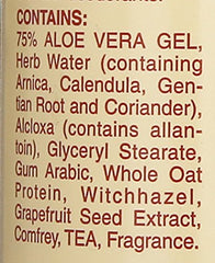 Alvera Aloe and Almonds roll-on on skin, gentle protection.
