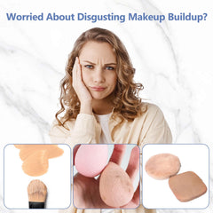 Alyfini Makeup Brush Shampoo foam-lather demonstrates cleansing action on brushes.