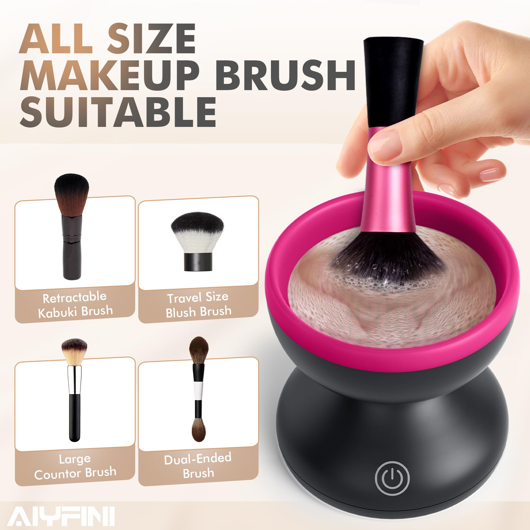 Alyfini USB powered setup for convenient cleaning anywhere