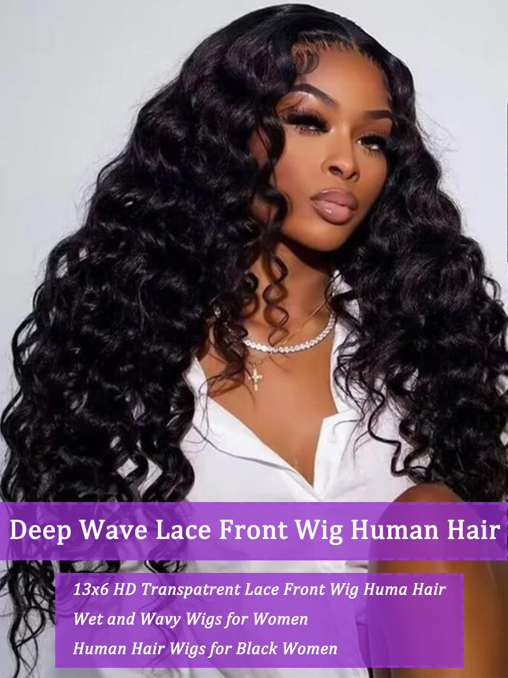 Alyoga wig close-up showing high-density curly hair for fullness and bounce.