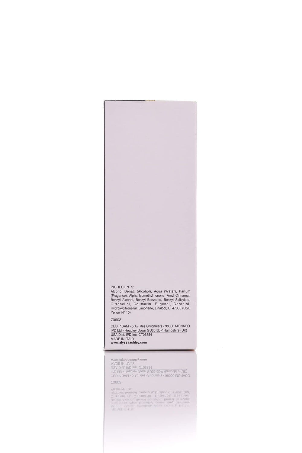 Alyssa Ashley Musk vanilla and tonka bean add lasting sweetness.