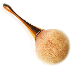 AM RONG MAGIC Super Large Mineral Powder Brush with rose gold handle for flawless powder application