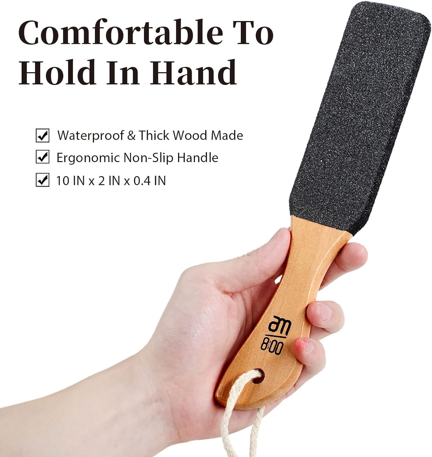 AM 8:00 callus remover helps reduce rough skin safely during pedicure