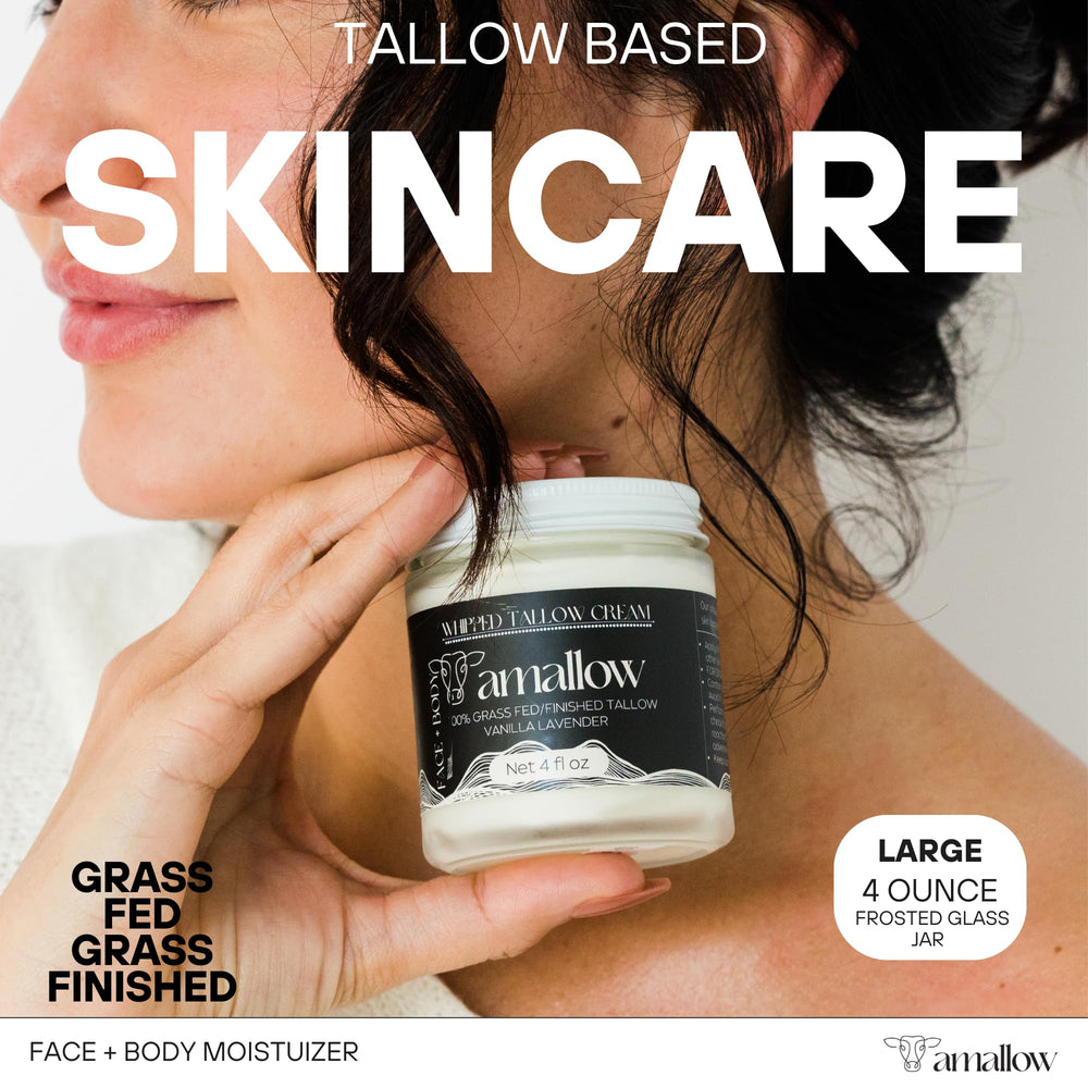 Amallow texture close-up shows creamy formula ideal for daily moisturization and barrier support.