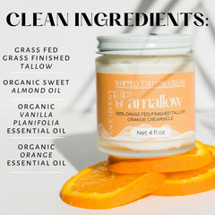 Amallow face and body cream pump demonstrating gentle hydration for sensitive skin
