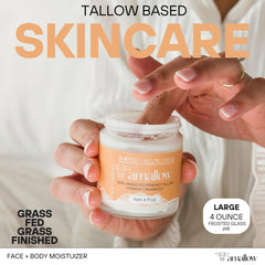Amallow whipped moisturizer texture closeup showing smooth coverage