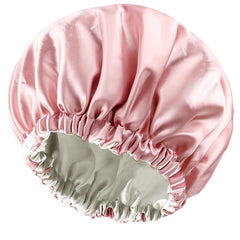 Gorro de ducha Amamba con exterior impermeable y protección para salpicaduras.