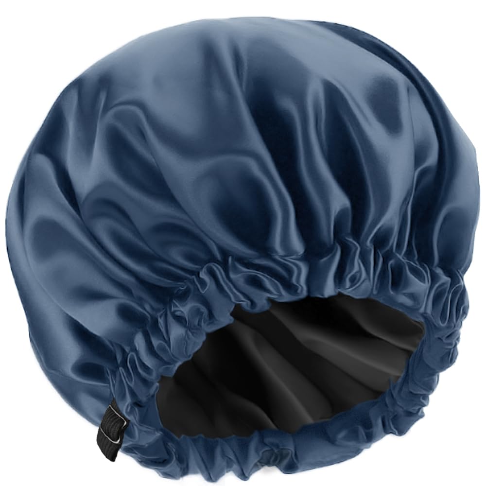 Gorra de ducha Amamba con interior satinado, confort y protección al cabello.