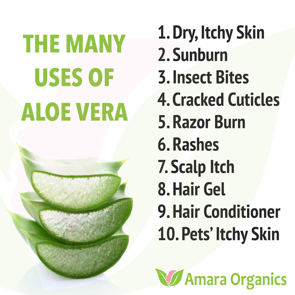 Gel Aloe Vera Amara Beauty para mascotas, ayuda con parches secos