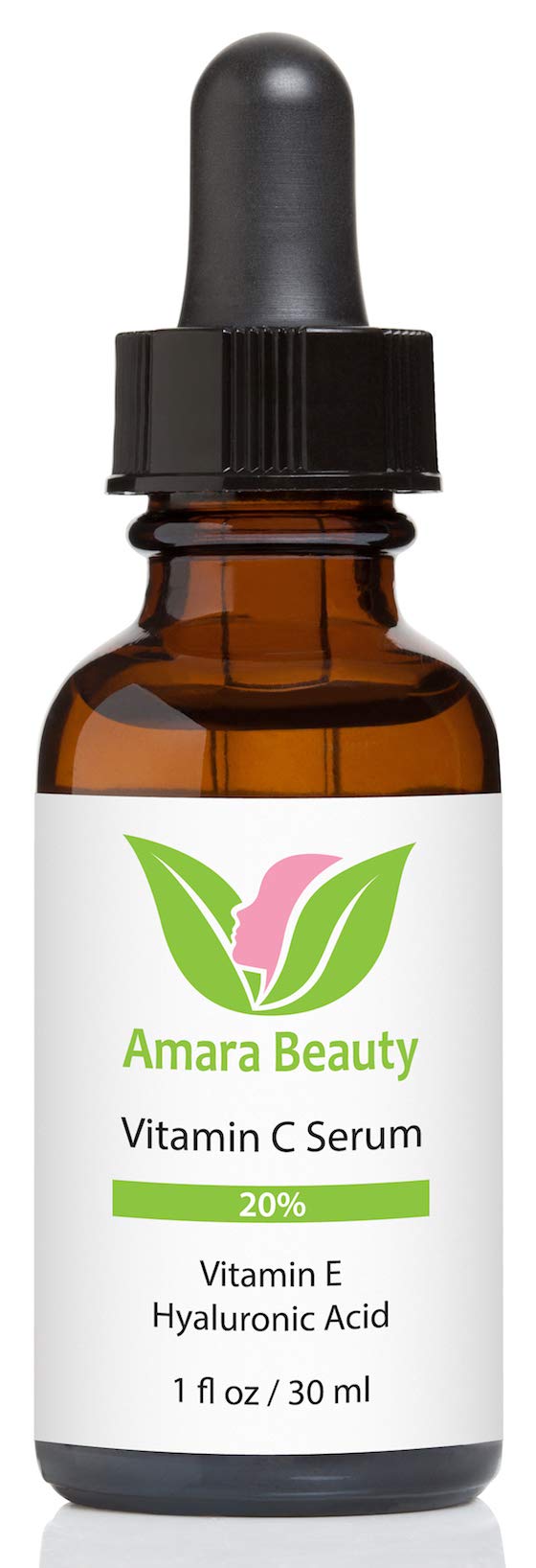 Amara Beauty Vitamina C 20% piel clara y poros menos visibles gracias a la fórmula.