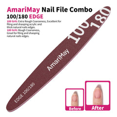 AmariMay flex tile smoothing natural and acrylic nails