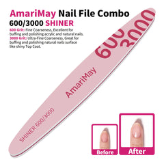 AmariMay washable emery boards stay clean between uses