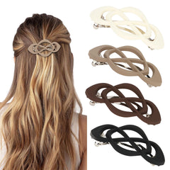 Amariver 4packs hair clips with crossover design for versatile daily styling