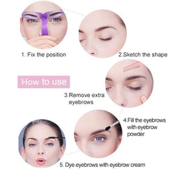Amariver Eyebrow Stencils reusable and washable for long-lasting use.