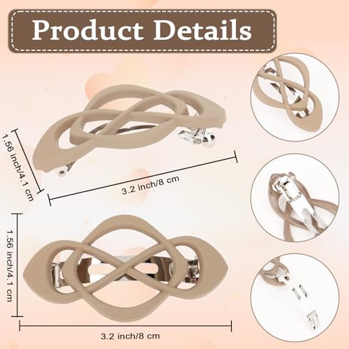Amariver beige clip for effortless pairing with many outfits