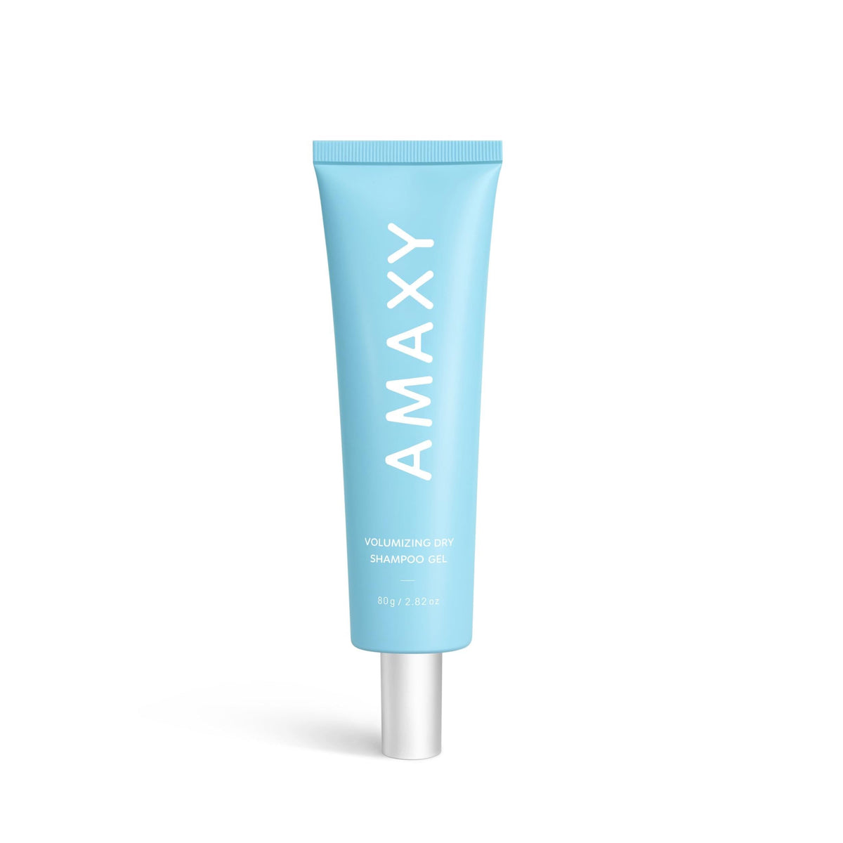 AMAXY Gel Champú Húmedo y Seco: botella frontal y textura para refrescar entre lavados