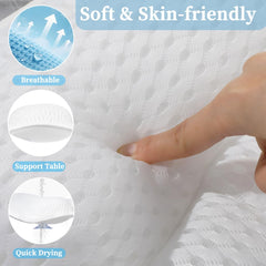 AmazeFan Almohada con seis ventosas para adherencia estable