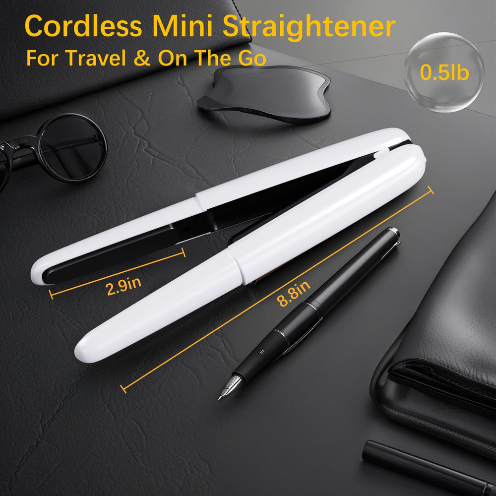 Amazebra included pouch keeps your styling kit organized on the go.