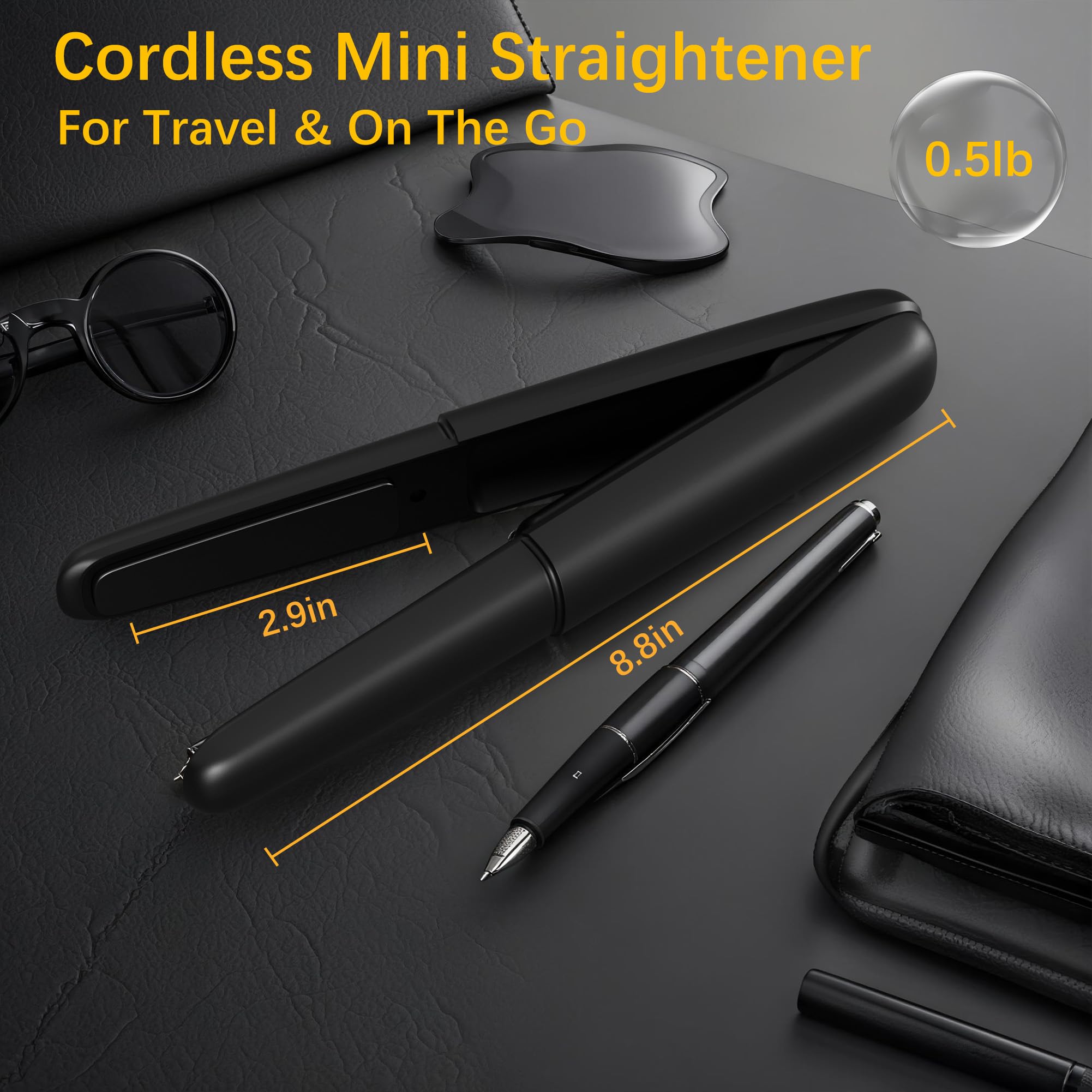 A Amazebra travel pouch and compact design shown